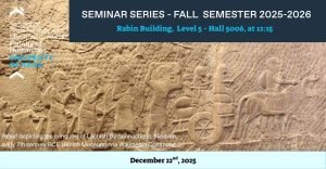 Read more about the article FALL SEMESTER 2025: lecture program of the School of  Archaeology and Maritime Cultures seminar – 4rd lecture- 22nd December 2025